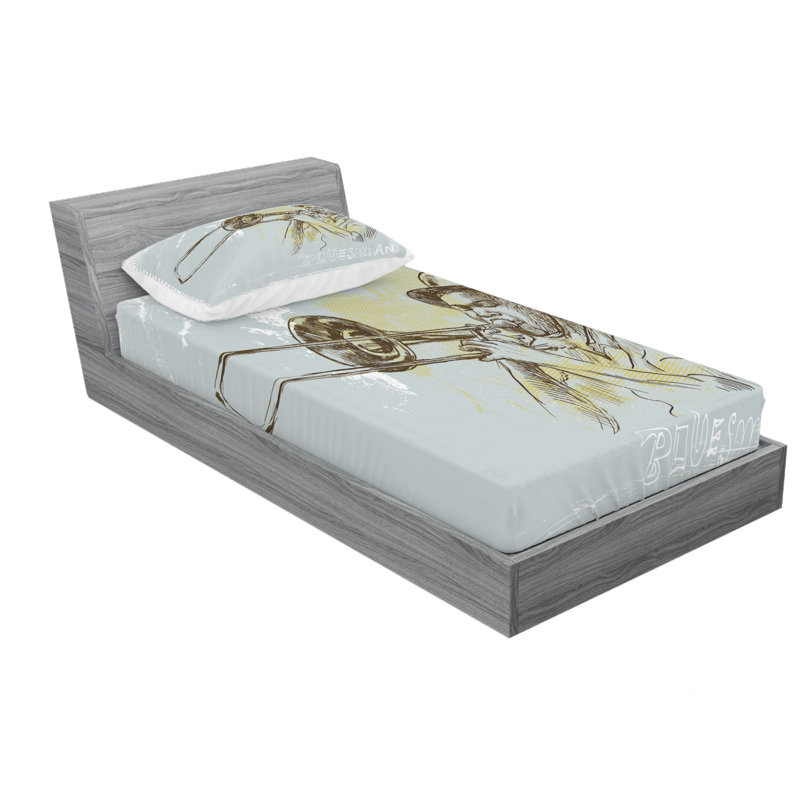 Microfiber Sheet Set, Twin XL Sheet Set with Fitted Sheet
