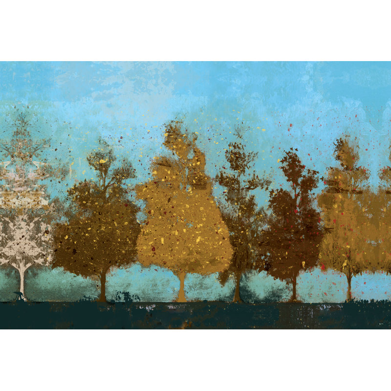 Speckled Falls - Wrapped Canvas Painting, 46cm H x 30cm W x 3.8cm D