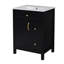 24" Single Bathroom Vanity with Ceramic Top-1203085279