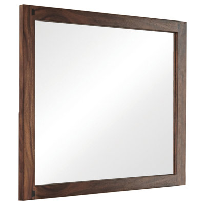 Solid And Engineered Wood Flat Wall Mirror