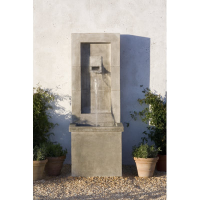 Moderne Column Fountain with Light