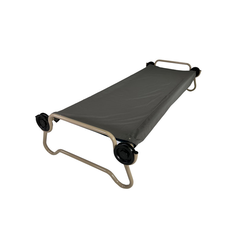 Disc-O-Bed Cot Grey Sheet, 0.3" H x 28.5" W x 61.5" D