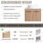 Ensemble de meuble-lavabo simple 24 po avec comptoir en céramique Beber-529239225-529239218