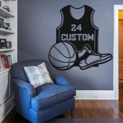 Sports Wall Decor on Metal