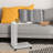 Modern Side Table, Diamond White, 27.6 x 25.6 x 17.7 inches | 100% Melamine Coated Particle Board, Thickness: 0.6 inches | Stylish Design for Living Room or Bedroom, Durable and Elegant Home Furniture-726836314