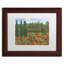 «Red Poppies in the Wood», reproduction d'art sur toile encadrée-14808179