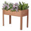 Lit de jardin surélevé avec jardinière-1786953296