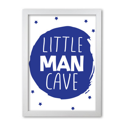 Little Man Cave Circle - Print