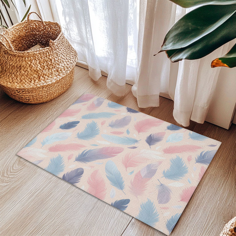 Tapis tressé Gentle Plumes, Rectangle 3 pi x 5 pi