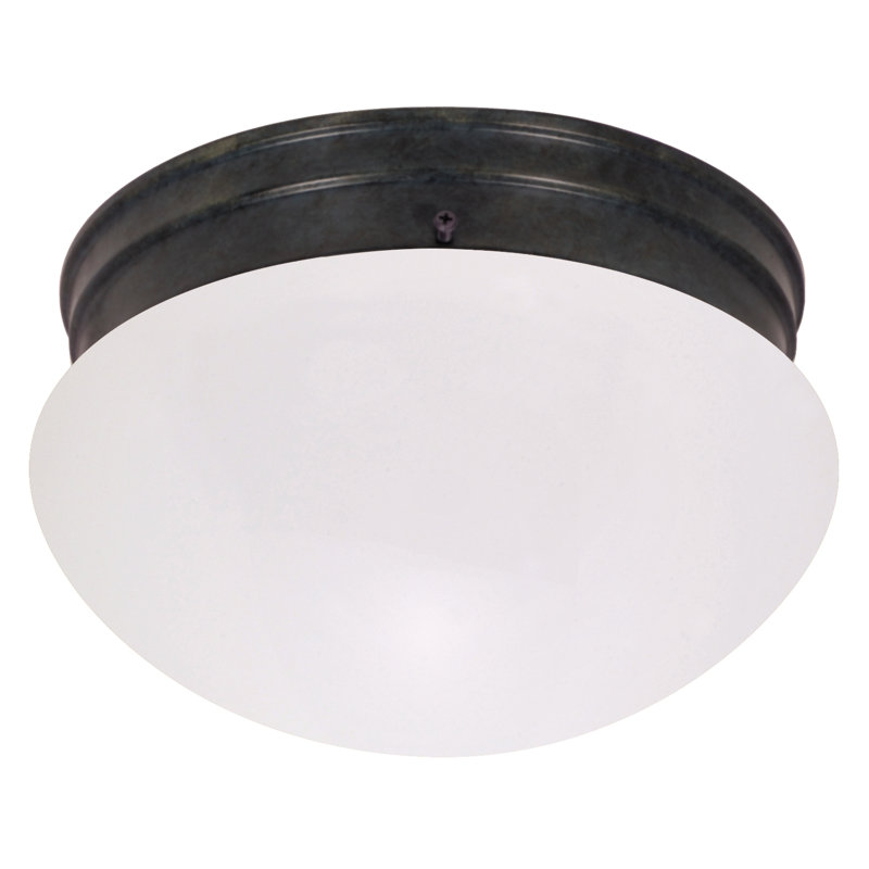 Plafonnier encastré 2 lumières 9,5 po Yancy, Blanc