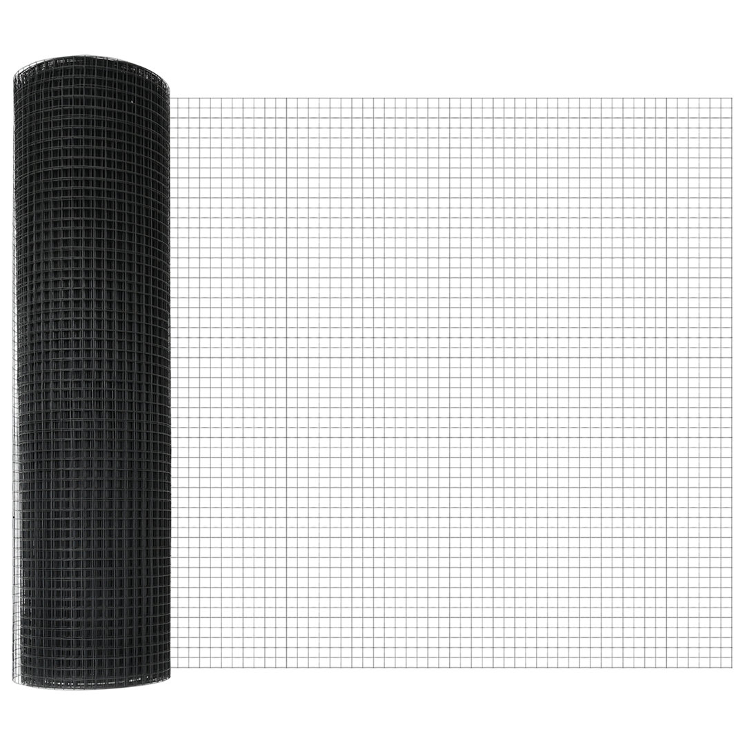 Vidaxl Welded Wire Fence With 7 Posts Steel