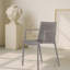 Fauteuils empilables gris chaud 4 pièces Modern