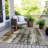 Machine Washable Indoor/Outdoor Xhevrie Taupe Rug-202073563