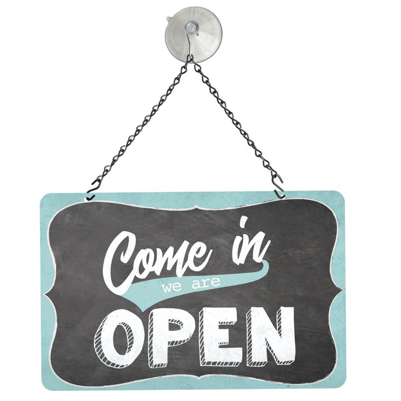 2 Sided Metal Sign Kit Open/Close