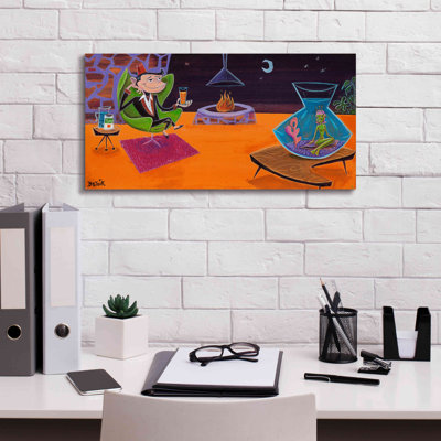 «Sea Monkey» par Beatnik - reproduction d'art sur toile tendue