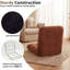 Chaise de plancher avec support pour le dos, chaises de jeu vidéo confortables-876972675