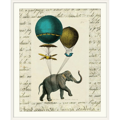 « i » par sue schlabach, impression Elephant Ride
