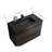 Matt Black Integrated Engineered Quartz Basin (no Drain/faucet)​ without cabinet