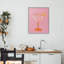 Giclée sur verre Paloma sur verre rose, design par Robin Maria-1004961071-1004961041