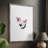 Platform and Bow Framed Print - Solid Wood