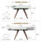 Extendable Dining Tables, Solid Wood Modern Design For Home Use