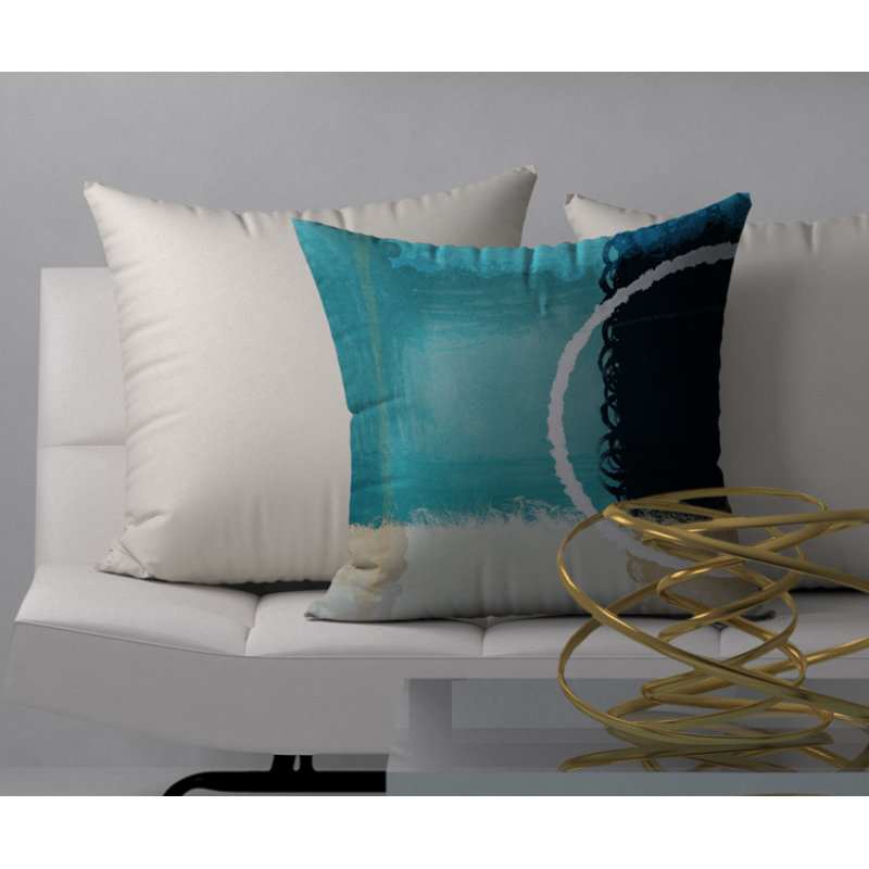 Coussin décoratif carrée séduisant supersonique, 24 po x 24 po