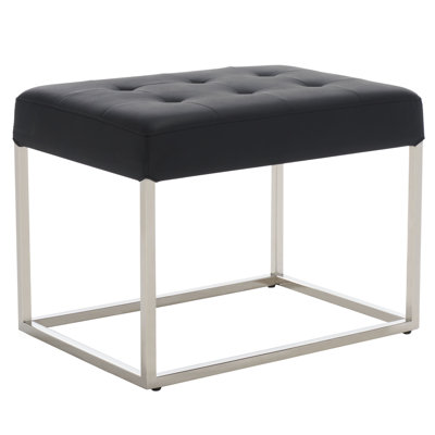 Halewood Faux Leather Ottoman