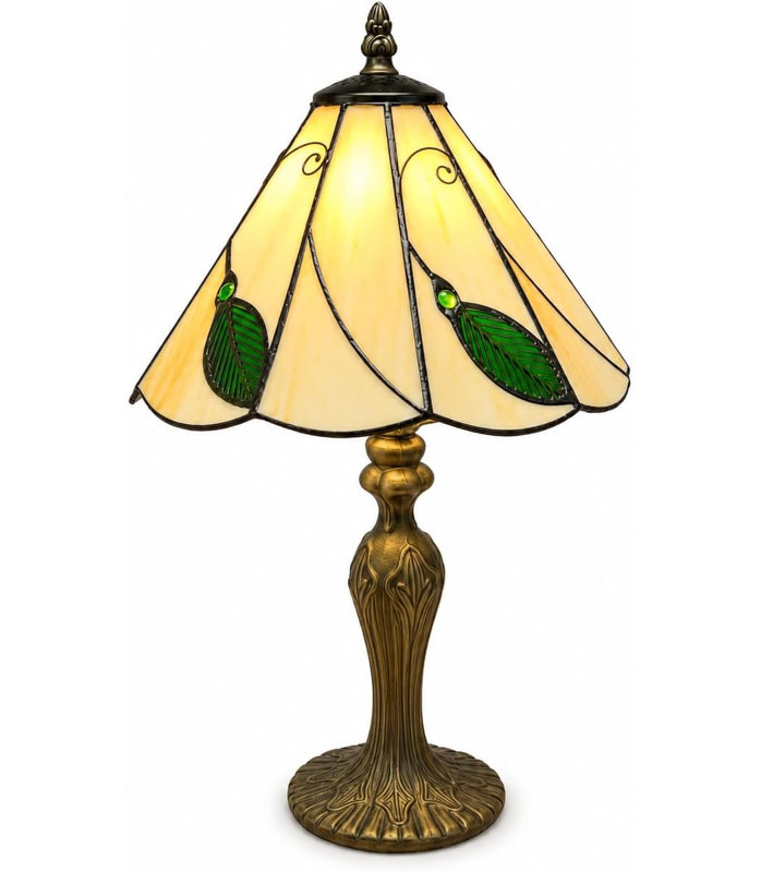 Cassey Resin Table Lamp, Green