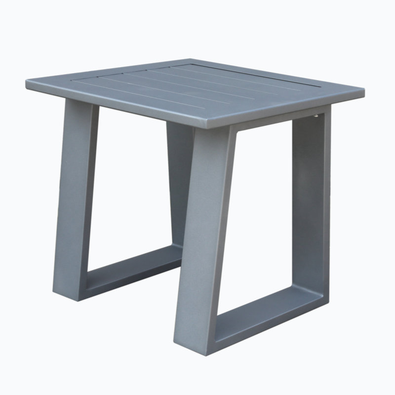 Jovens Rectangular Aluminum Outdoor End Table