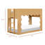 Lido Wave Convertible Low Loft Twin Bed-77460174