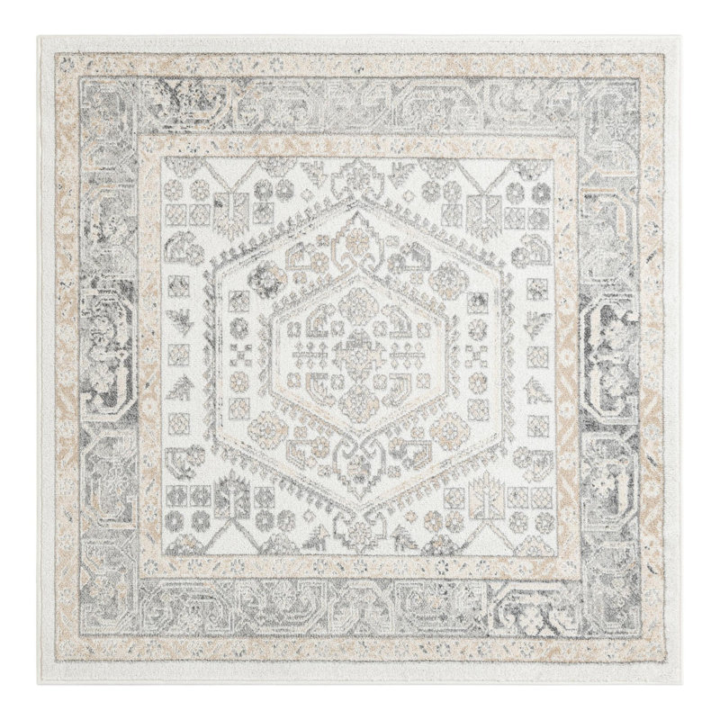 Tapis ivoire Edson, Carré 10 pi