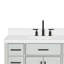 Tidworth 42' Solid Wood Single Bathroom Vanity with 1.5' White Quartz Top-2020430955-2053305211