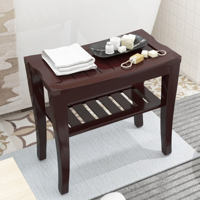 Thacker 18.7'' W Bamboo Shower Bench