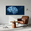 "Blue Brain", reproduction d'art sur toile, ensemble de 1-129348221-129348224