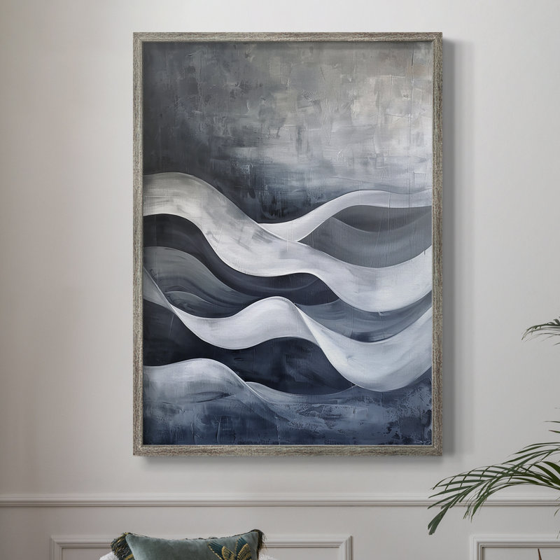 ABSTRACT Series CDL XXV, reproduction encadrée - bois massif, H 30 po x l 24 po