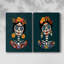 «Bright Day of the Dead», toile tendue avec châssis de qualité supérieure - prête à être accrochée-108946617