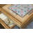 Rustic Byo Board Game Table And Puzzle Table With Removable Tempered Glass Top And Hidden Storage Drawer - Made In The Usa. Measures 25x25"