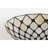 Elegant Tiffany-Style Flush Mount Ceiling Light – Amber Gem-Inspired Stained Glass Fixture For Vintage & Classic Interiors