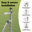 Vidaxl Fence With Posts PVC-Coated Steel-116798202-116798206