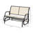 Person Outdoor Glider Bench-348598681