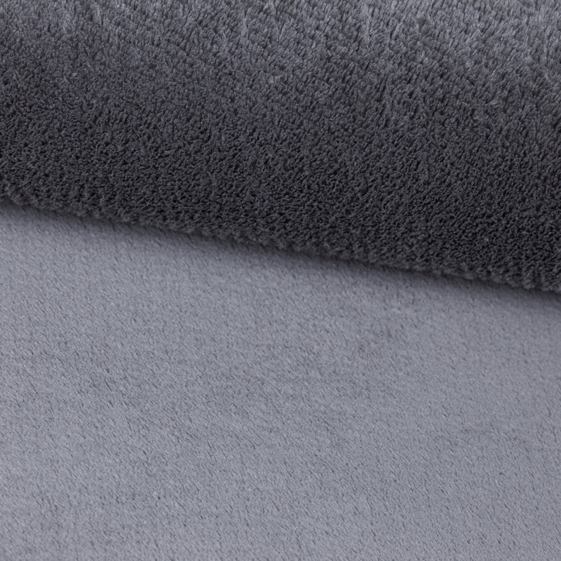 Upholstered Chaise Lounge, Light Grey