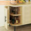 Buffet 47,2 "en rotin avec tablette réglable