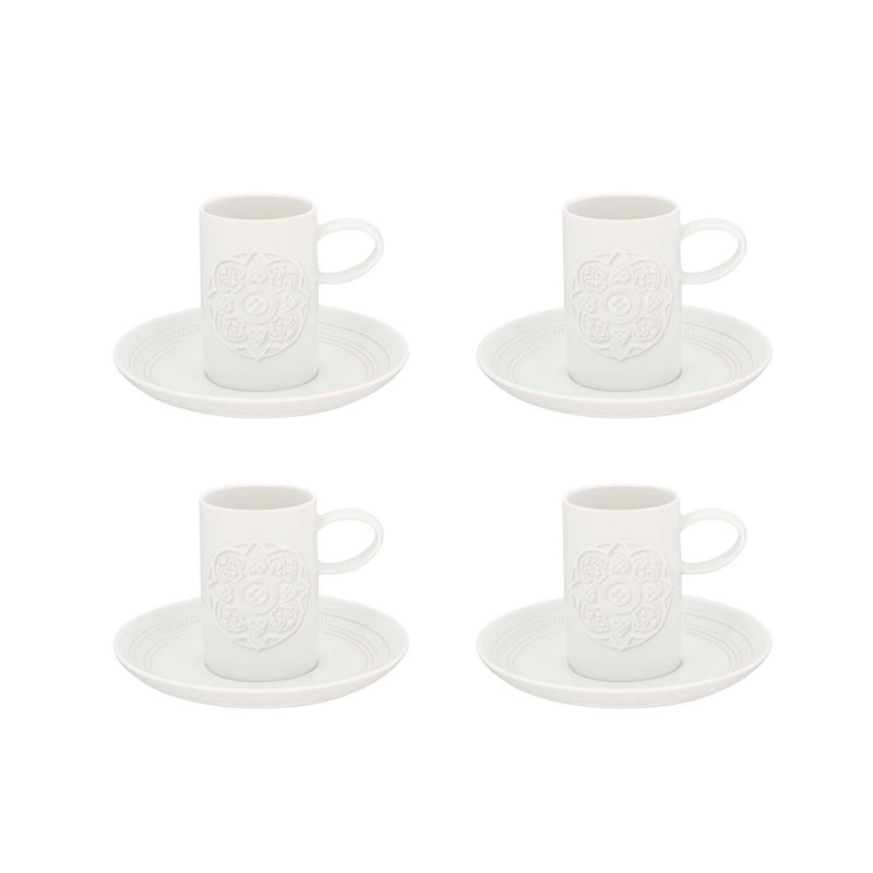 Ornement tasse à café et soucoupe