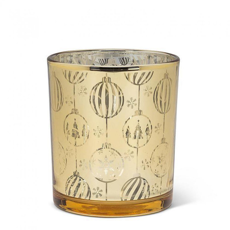 Porte-votive de table en verre, H 4 po x l 3,5 po x P 3,5 po