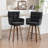 Zareon 27.95” Double-Layered Velvet-Padded Bar Stools-237832251