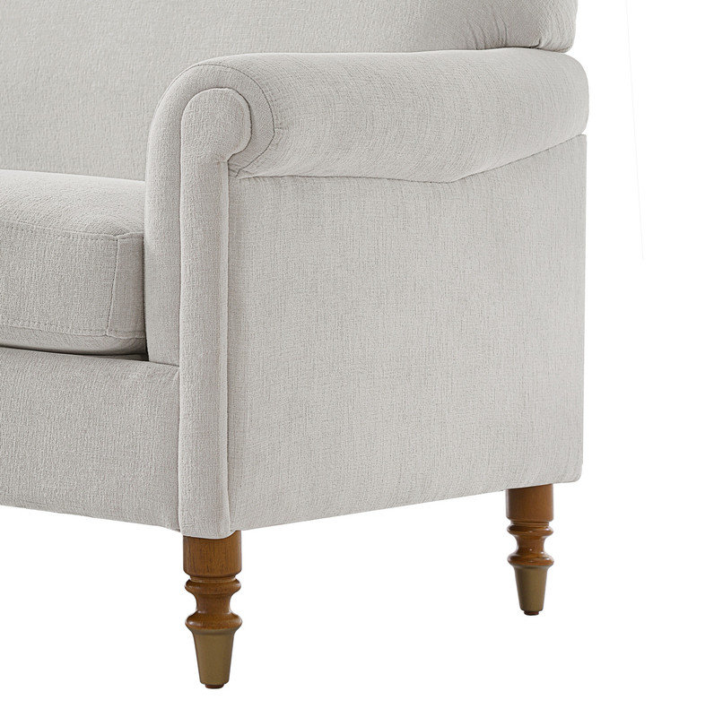 Causeuse 2 places Modern, Gris clair