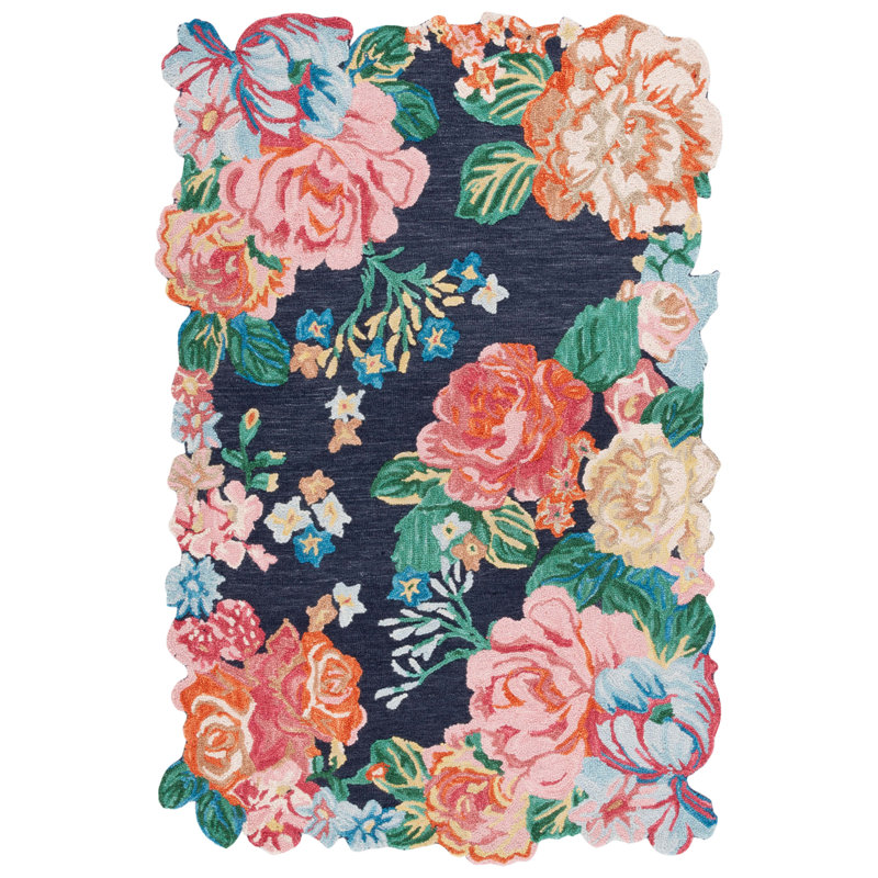 Safavieh Jardin Hand Tufted Floral Rug & Reviews | Wayfair