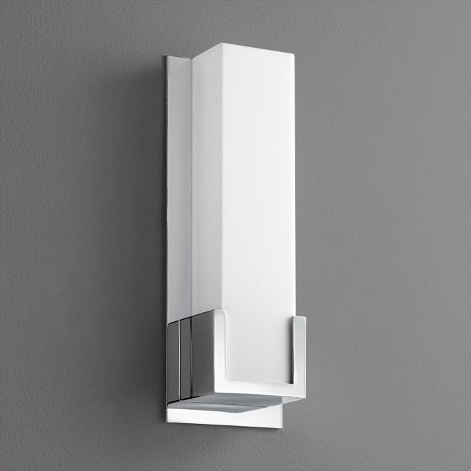 Plafonnier encastré 1 lumière del courtney, Chrome poli