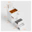 Bureau de coiffeuse 3 en 1 avec miroir ouvert, ensemble de coiffeuse en verre avec station de charge, 3 tiroirs et tabouret rembourré - Coiffeuse compacte pour l'organisation de la chambre à coucher