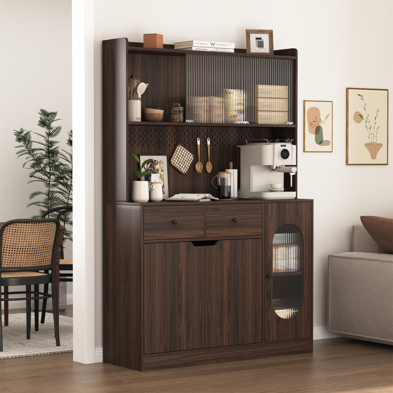 71"Tall Kitchen Pantry Storage Cabinet